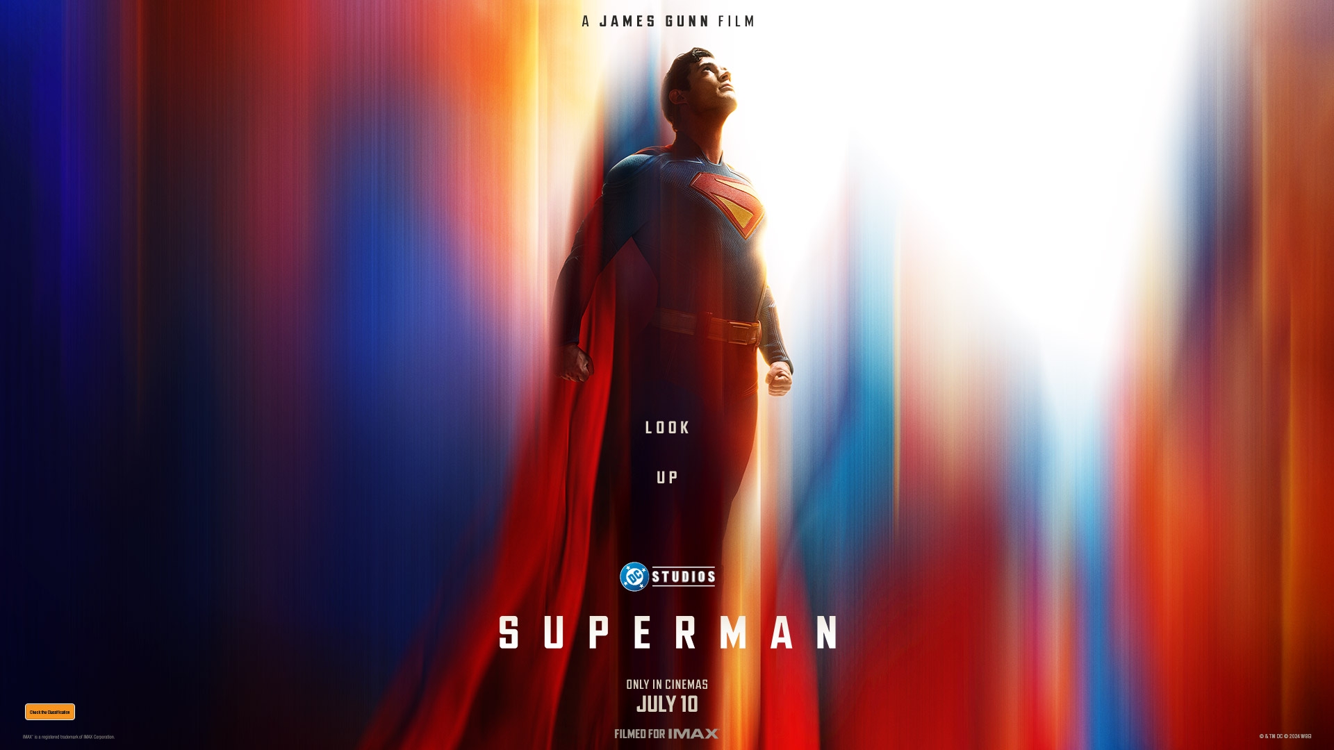 Film backdrop for Superman