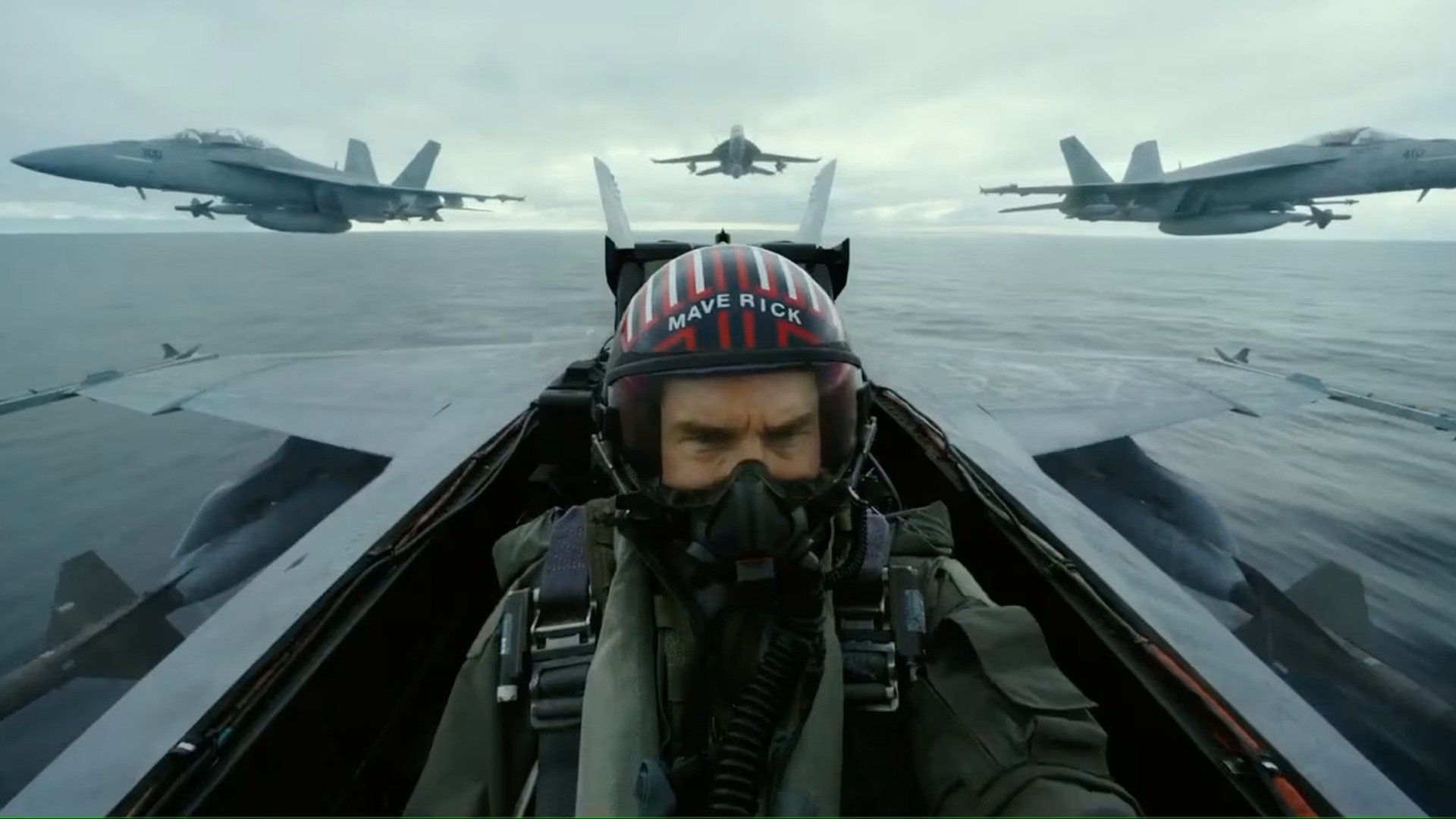 Film backdrop for Top Gun: Maverick