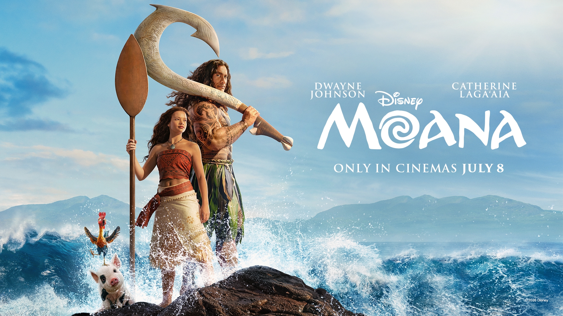 Film backdrop for Moana (2026) (2D)