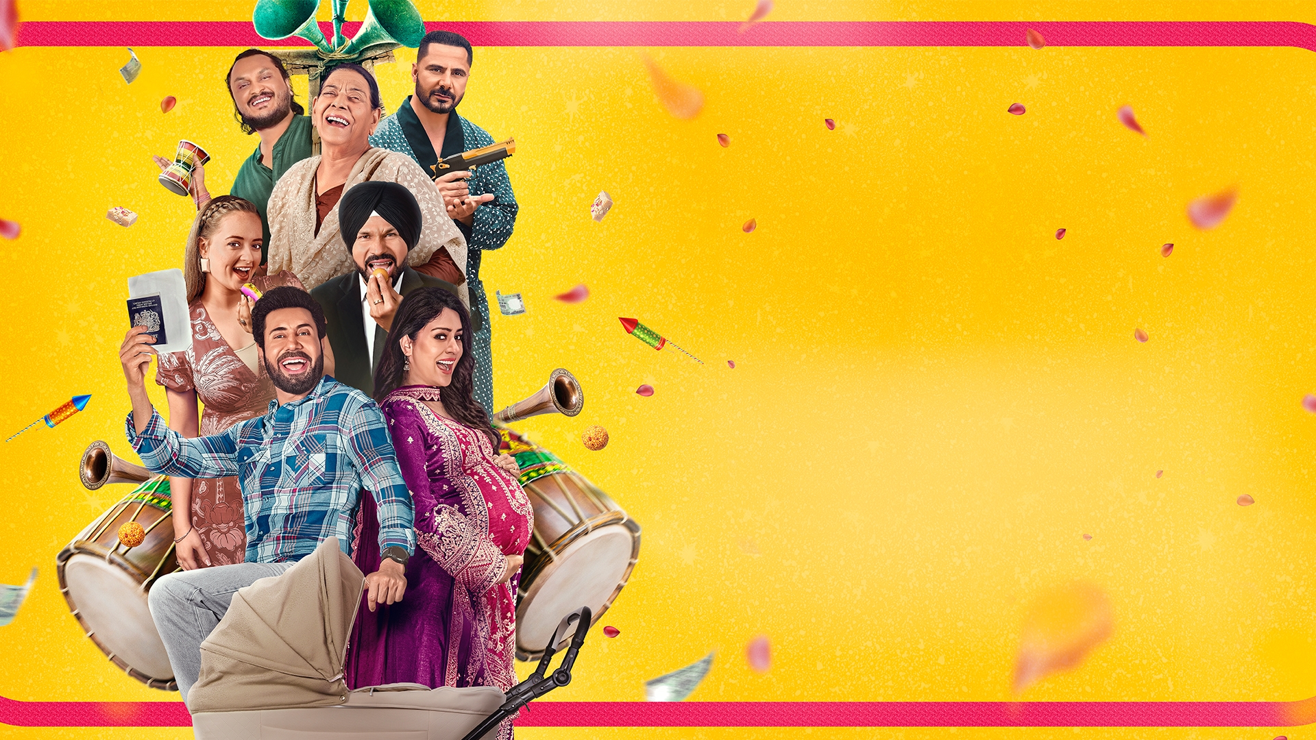 Film backdrop for Khushkhabri (Punjabi, Eng Sub)