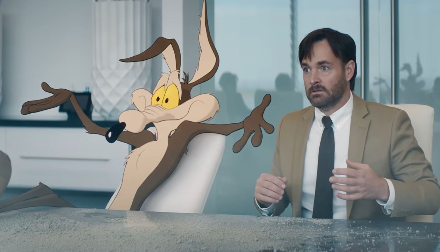 Film backdrop for Coyote vs. Acme