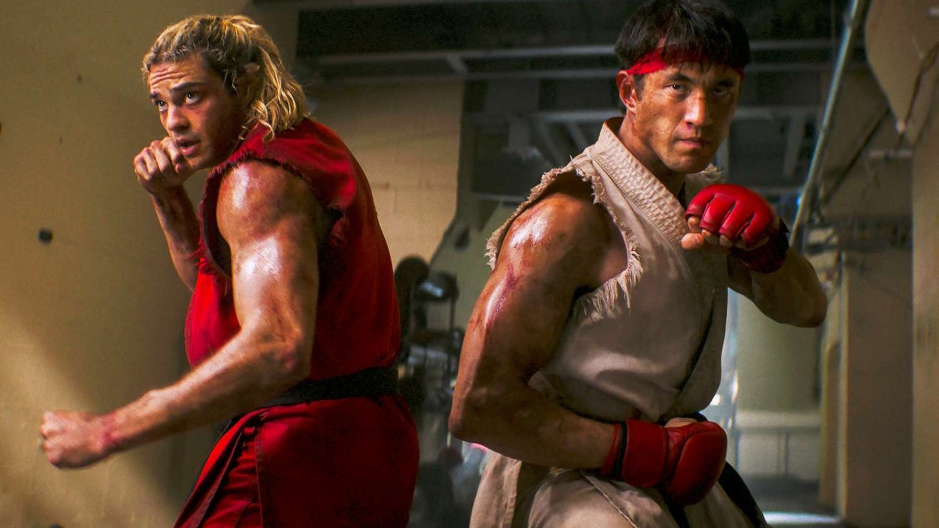 Film backdrop for Street Fighter