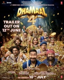 Theatrical poster for Dhamaal 4 (Hindi, Eng Sub)