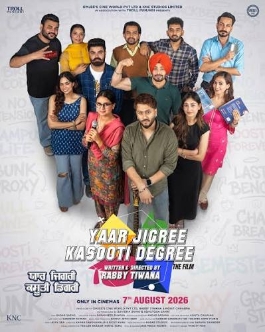 Theatrical poster for Yaar Jigree Kasooti Degree (Punjabu, Eng Sub)