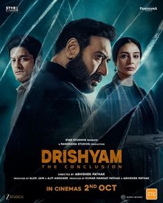 Theatrical poster for Drishyam: The Conclusion (Hindi, Eng Sub)